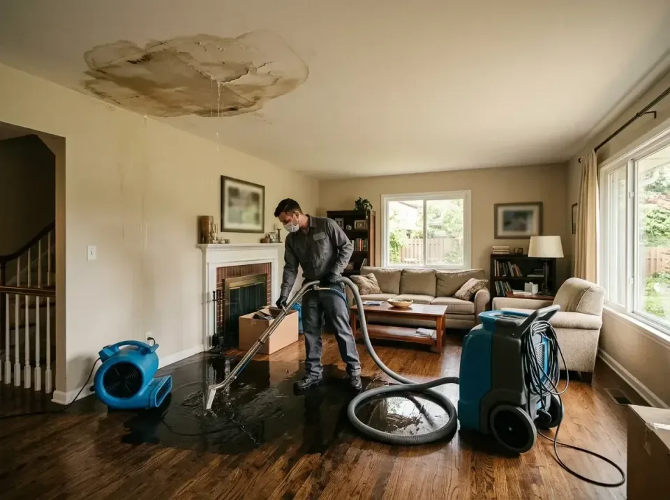 attic-pipe-burst-ceiling-drip-008 — frequently asked questions, Water Damage Restoration & Carpet Care in Brittany Farms-The…